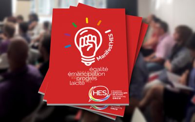 Adoption du Manifest’HES : Lesbienne, gay, bi et trans, l’émancipation c’est la vie !