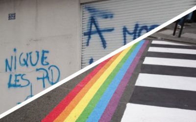 Dégradations et vandalismes n’arrêteront pas la visibilisation des LGBT+
