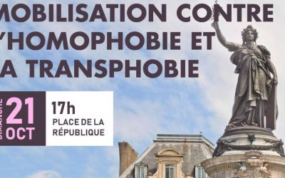 Mobilisation contre l’homophobie et la transphobie