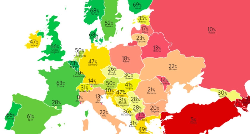 La France chute dans le classement ILGA Europe des législations LGBTI