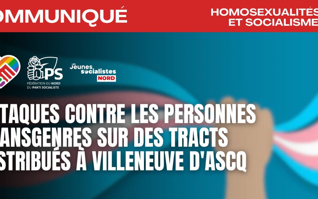 Attaques contre les personnes trans sur des tracts distribués à Villeneuve d’Ascq