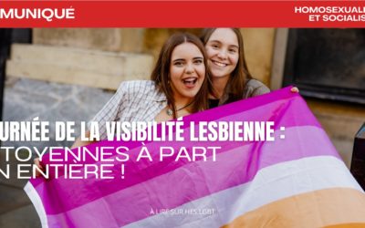 Journée de la visibilité lesbienne : citoyennes à part entière !