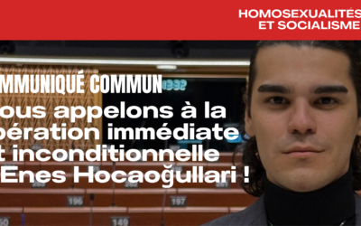 Nous appelons à la libération immédiate et inconditionnelle d’Enes Hocaoğullari !