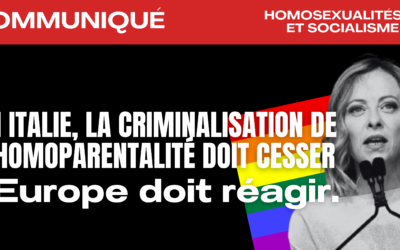 En Italie, la criminalisation de l’homoparentalité doit cesser, l’Europe doit réagir.