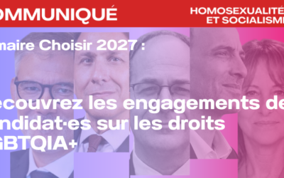 Primaire “Choisir 2027” : Découvrez les engagements des candidat-es sur les droits LGBTQIA+